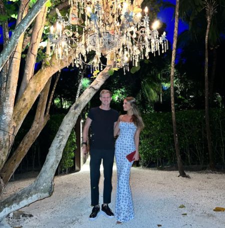 Marcus Ericsson and his girlfriend, Iris Tritsaris Jondahl, vacationing at Tulum Beach.